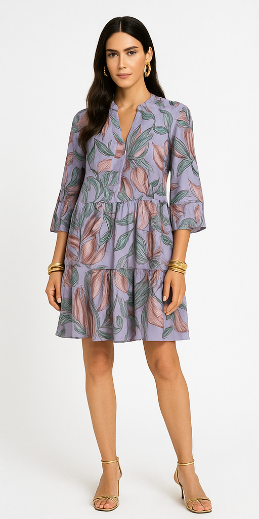 VESTIDO FOGLIAME LILLA